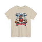Funny Sports T-Shirt — "Inner Peace, Outer Trash-Talk" Bulldog Meditation Tee