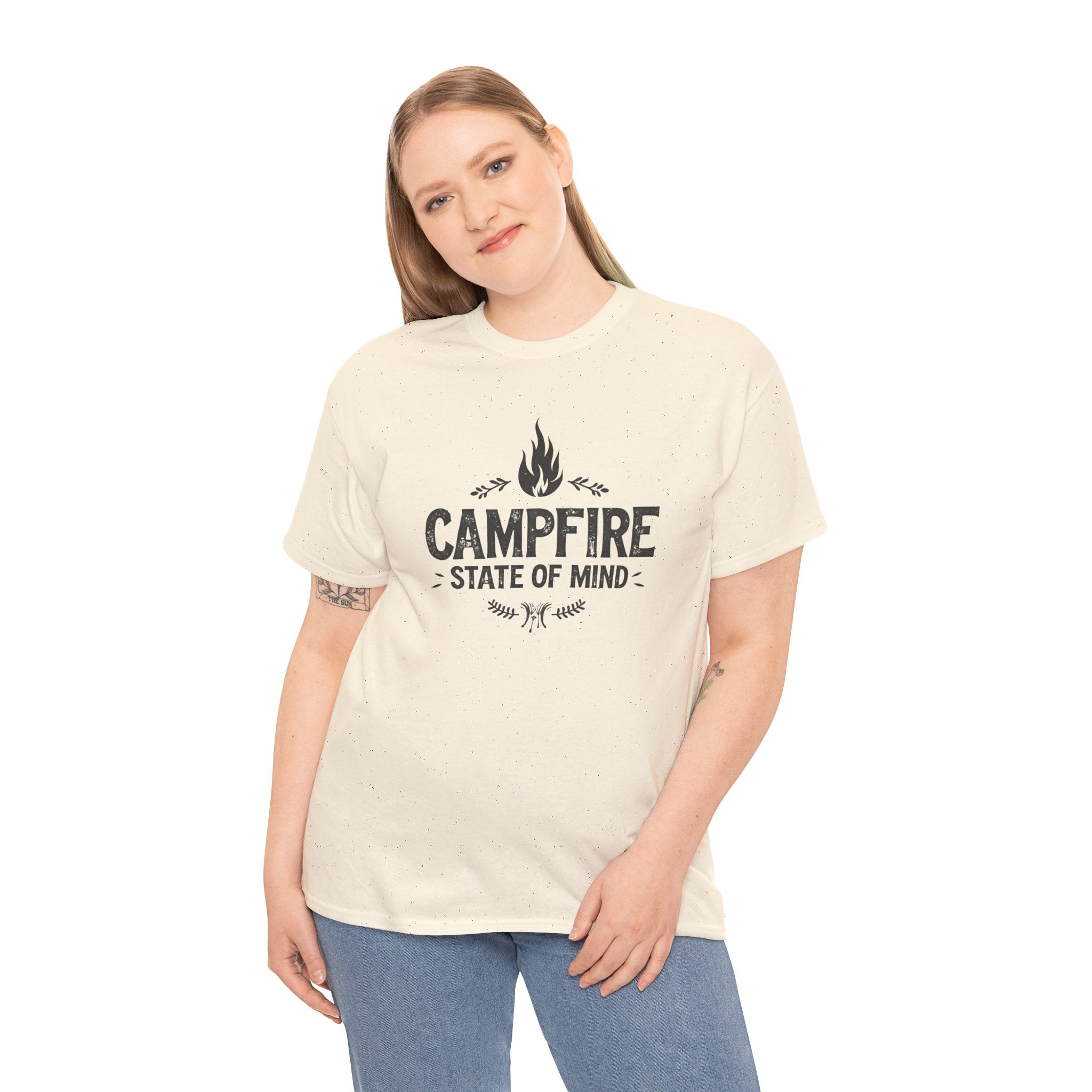 Campfire State of Mind T-Shirt — Outdoor Camping Tee