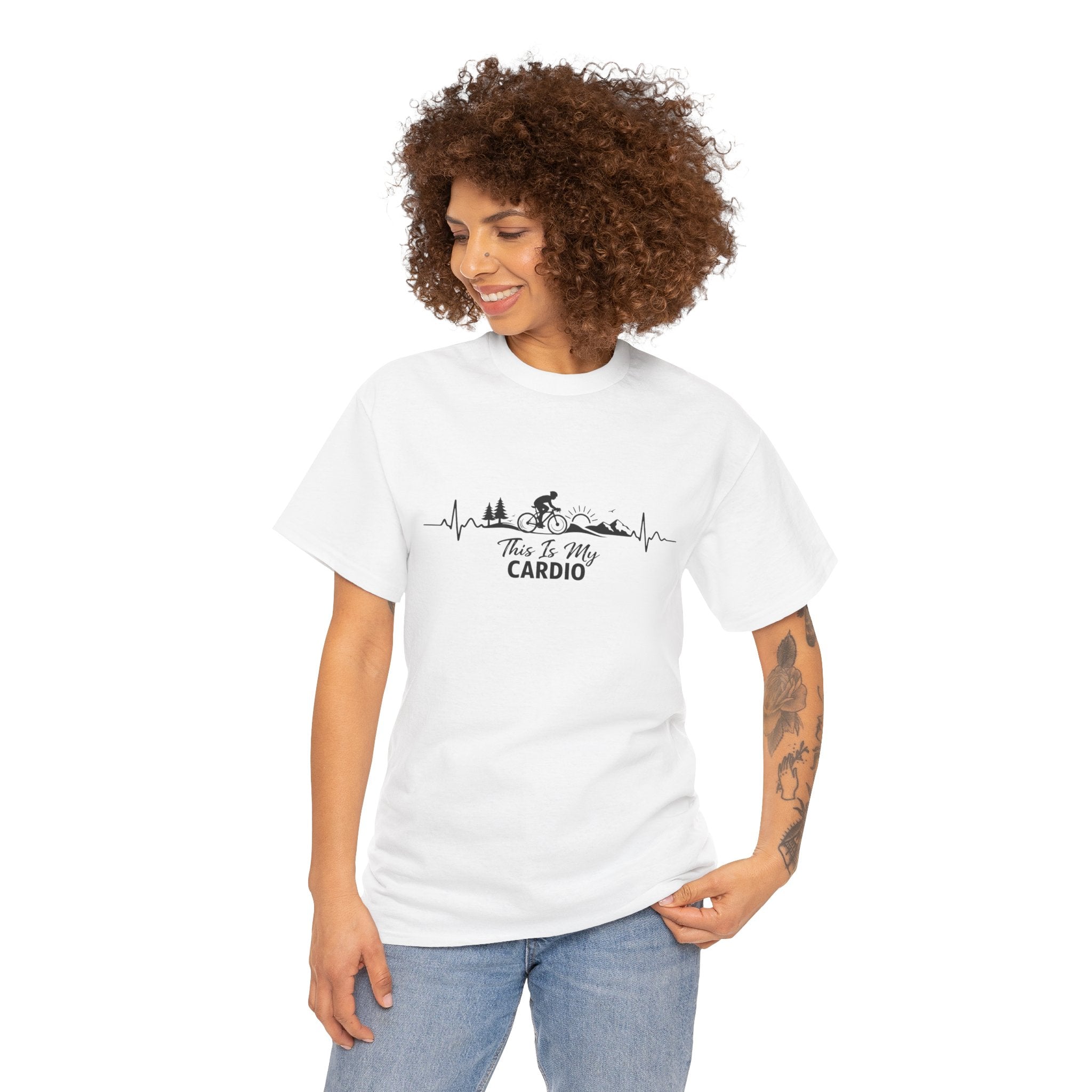 Bike Rider T‑Shirt — "This Is My Cardio" Cycling Tee