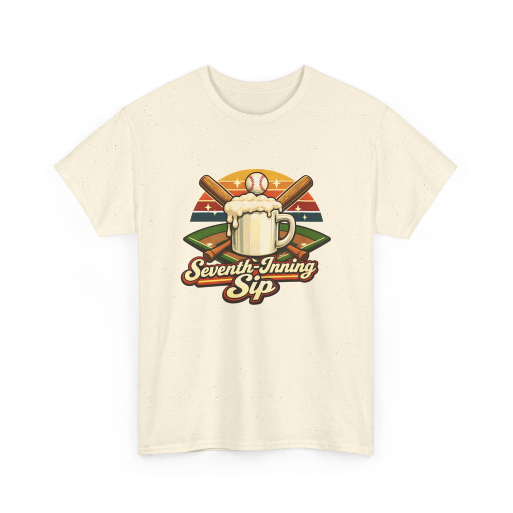 Seventh-Inning Sip Baseball Beer T-Shirt