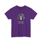 Music Is My Escape T-Shirt — Colorful Headphone Art Tee