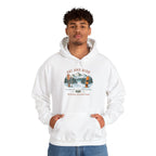 Ski and Ride Hoodie — Vintage Mountain Winter Adventure Pullover