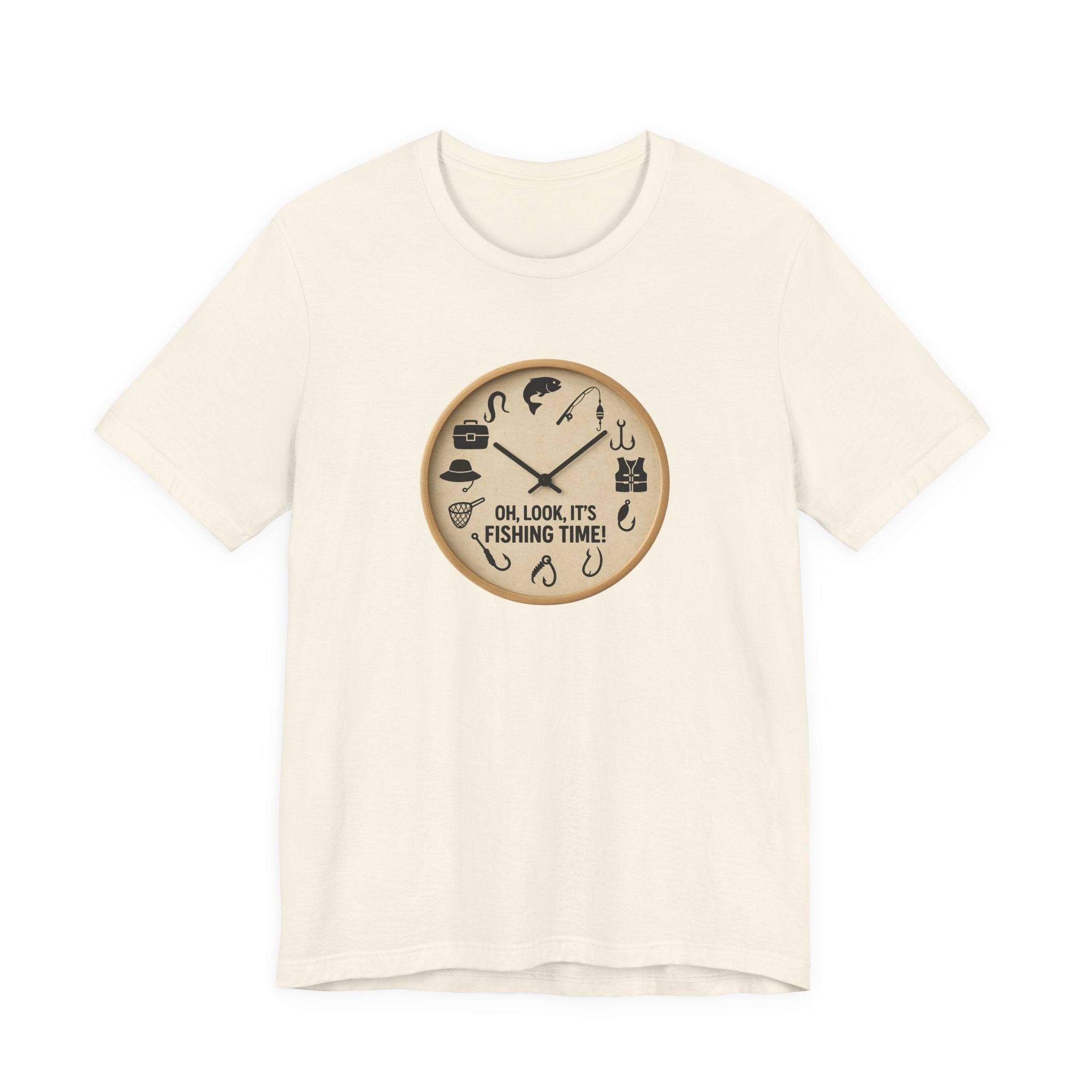 Fishing Time T-Shirt — "Oh, Look, It's Fishing Time" Graphic Tee
