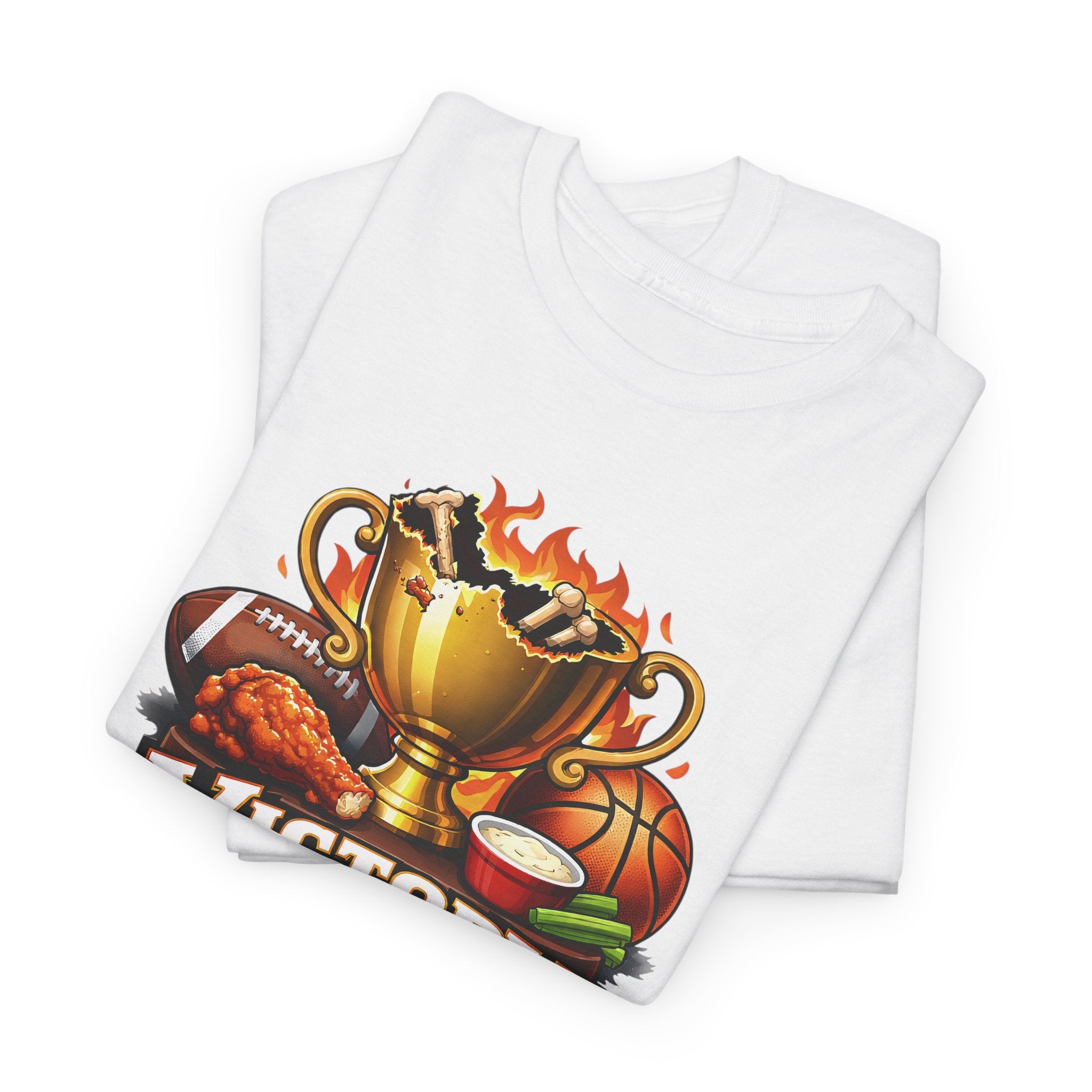 Victory T-Shirt - "Victory Tastes Like Wings" Sports & Game Day Tee