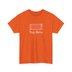 Top Bins T-Shirt – Minimal Soccer Goal Graphic Tee