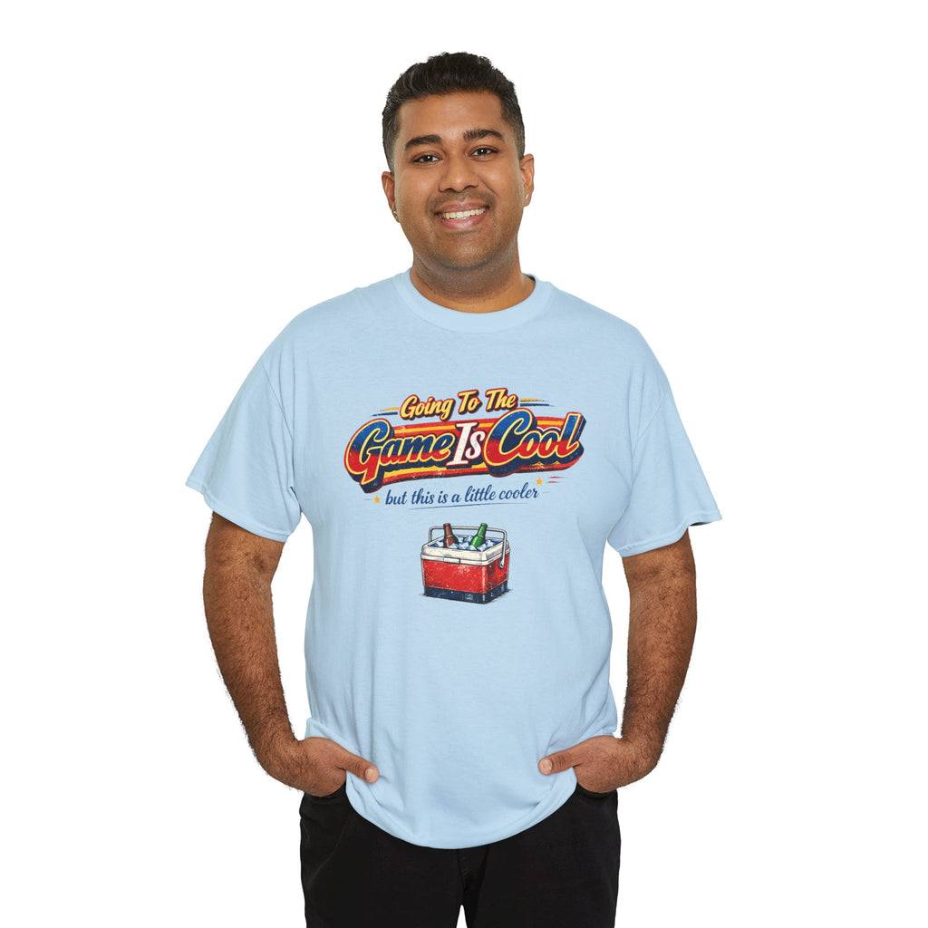Going To The Game Is Cool But This Is A Little Cooler Funny Retro Graphic Tee