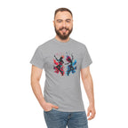 Music And Dance T-Shirt — Colorful Silhouette Graphic Tee
