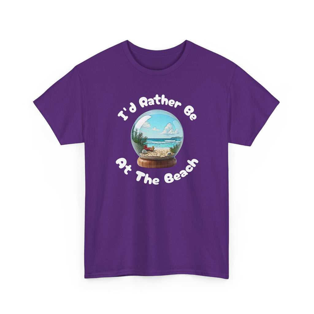 I'd Rather Be At The Beach T-Shirt — Beach Vibes Graphic Tee