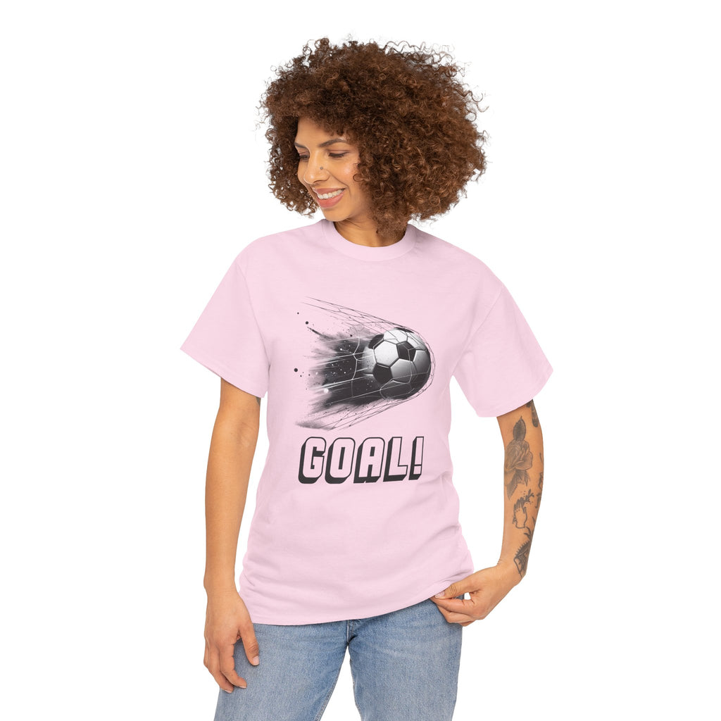 Football Soccer 'GOAL!' Graphic Tee - Fast Ball Design, Soccer Fan Shirt