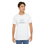 Social Battery Low T-Shirt — Minimal Nature Camping Graphic Introvert Tee