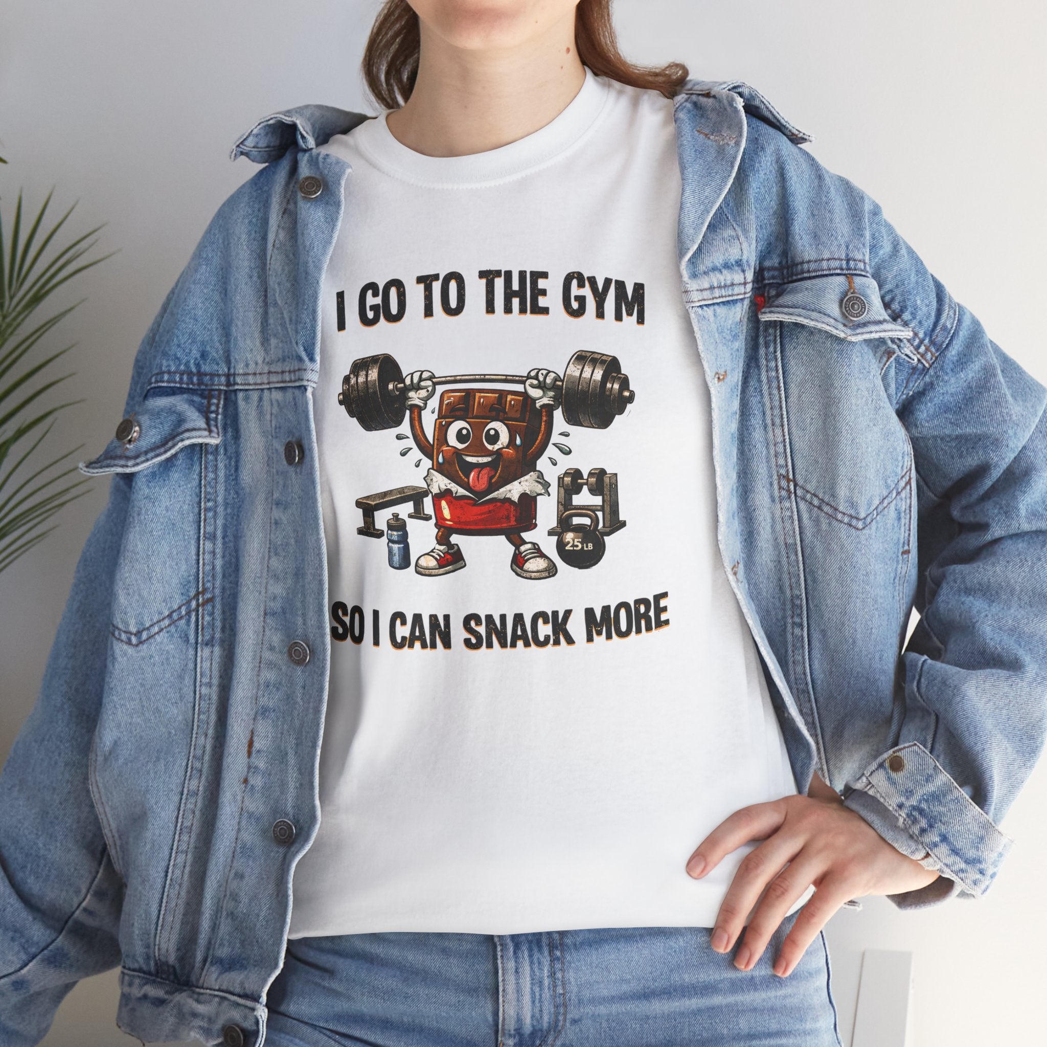I Go to the Gym So I Can Snack More - Funny Fitness Gym Snack T‑Shirt