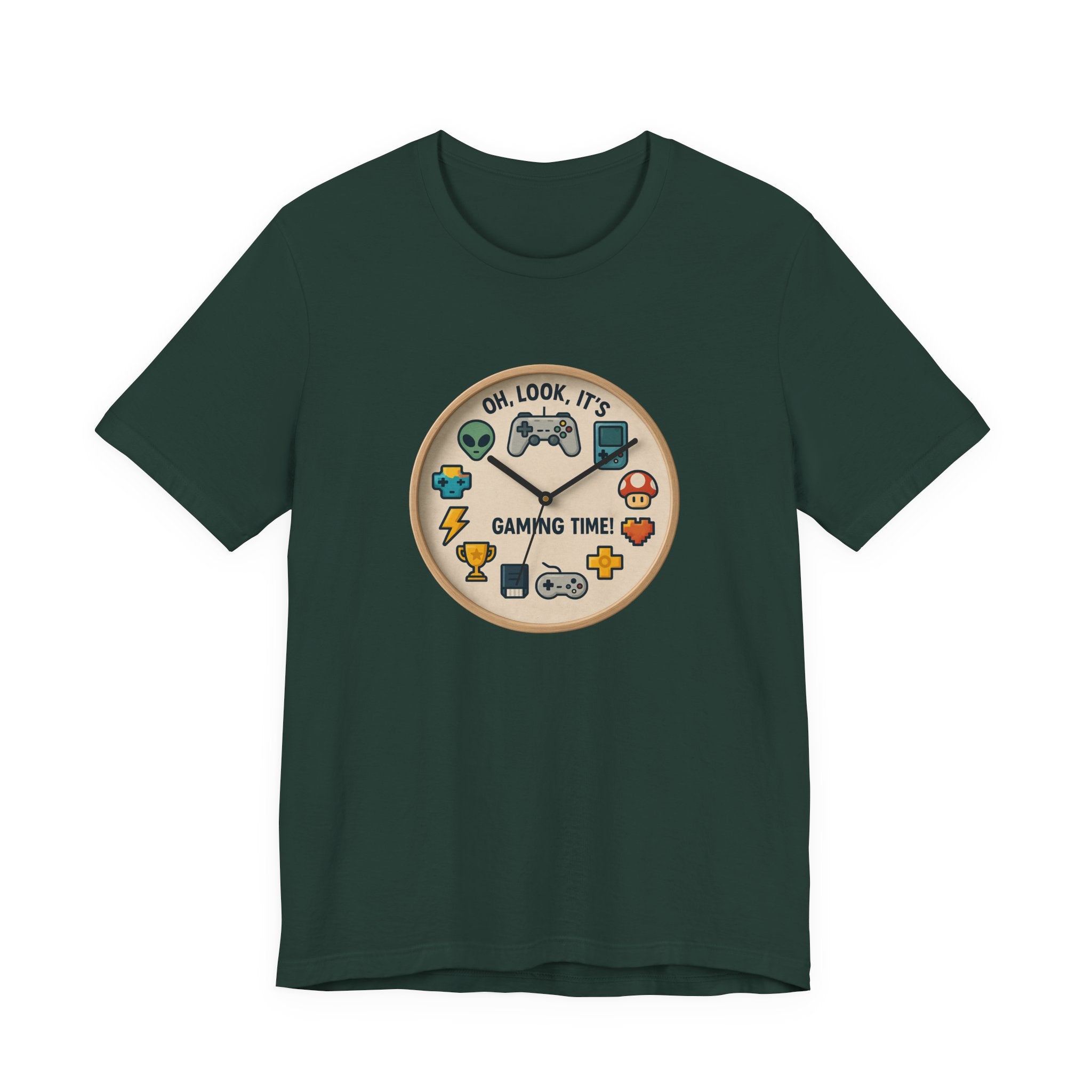 Gaming Time Graphic Tee — "Oh, Look, It's Gaming Time" Video Game Controller Shirt