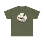 Retro Space T‑Shirt — Vintage Sci‑Fi Rocket Tee