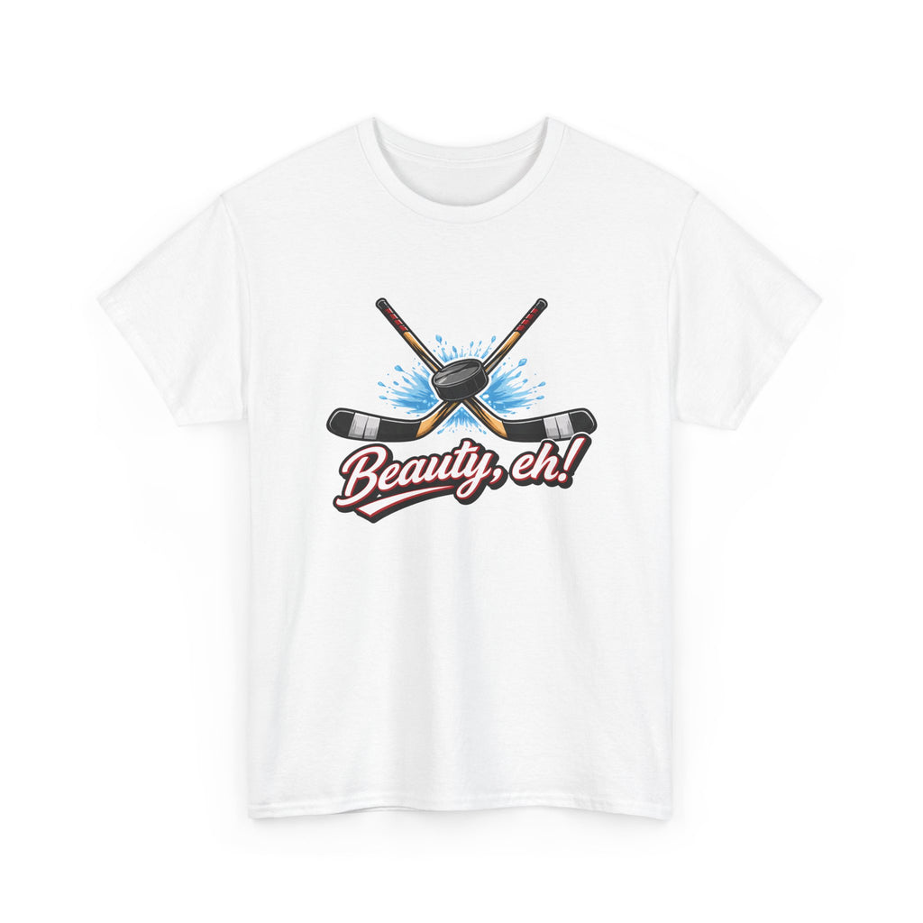 Hockey 'Beauty, eh!' Graphic Tee — Canadian Hockey Fan Shirt