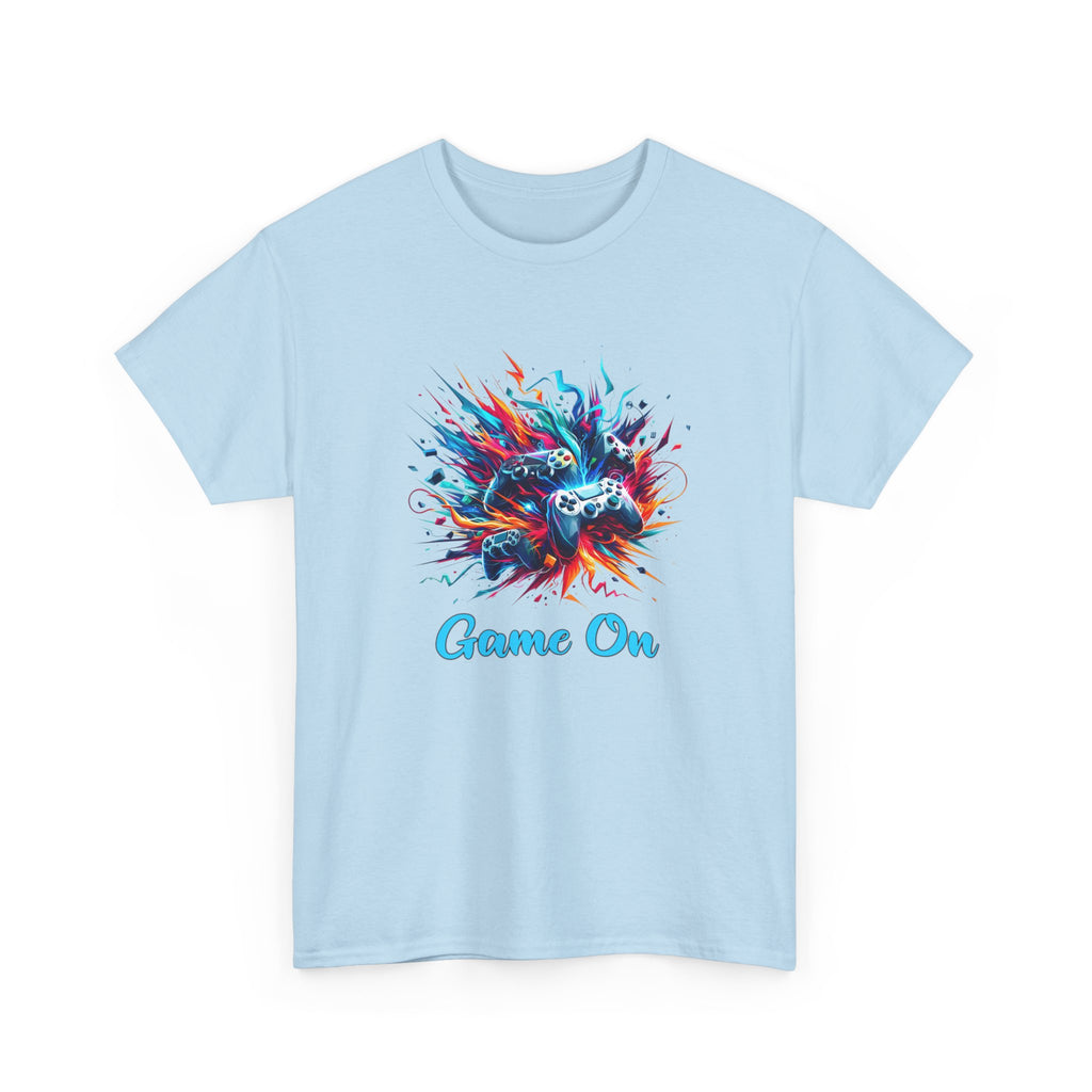 Gaming T-Shirt — 'Game On' Color Splash Controller Tee