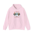 Ski and Ride Hoodie — Vintage Mountain Winter Adventure Pullover