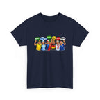 Soccer Fans Group Graphic Tee — World Cup Multinational Fans Shirt