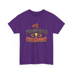 Trash Talk Champion T-Shirt — #1 Trophy Graphic Tee for Gamers & Sports Fans
