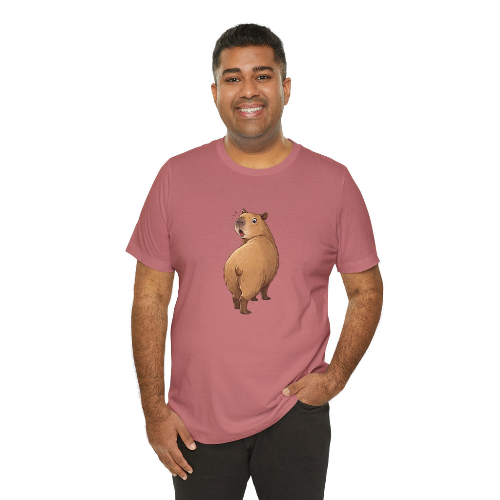 Capybara Lookover T‑Shirt — Funny Woodland Animal Tee