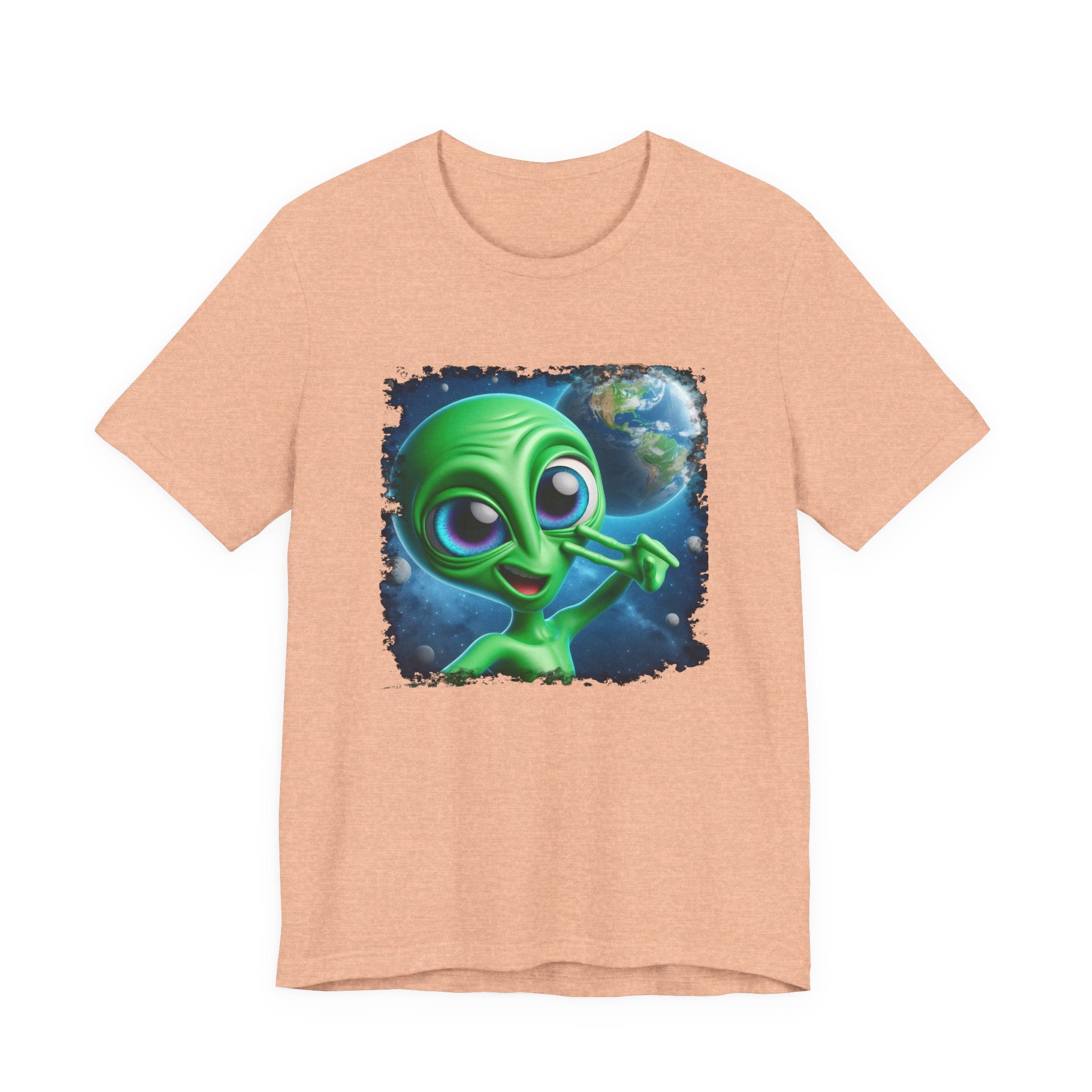 Unisex Jersey Alien Selfie Short Sleeve Tee