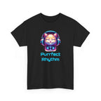 Purrfect Rhythm Tee — Cute Cat DJ Graphic T-Shirt
