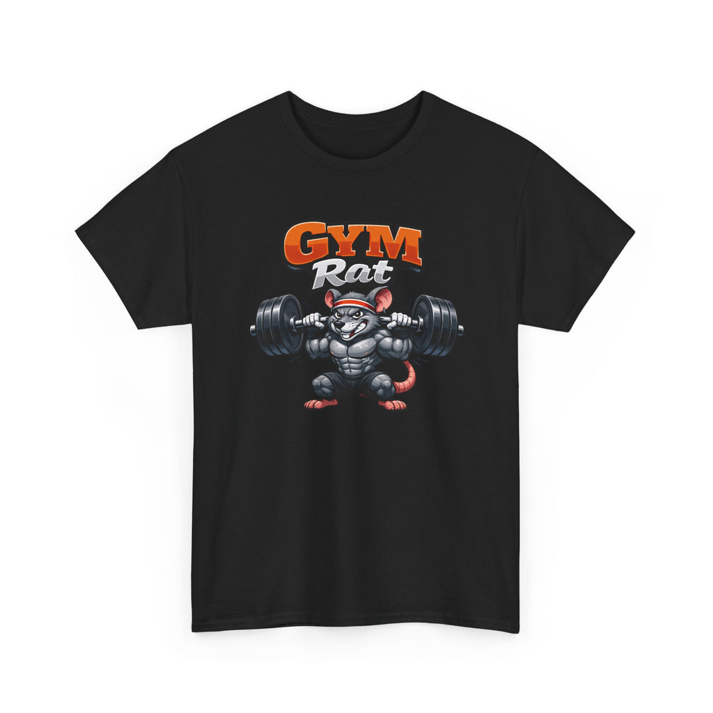 Gym Rat T‑Shirt — Funny Weightlifting Rat Gym Tee