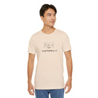 Social Battery Low T-Shirt — Minimal Nature Camping Graphic Introvert Tee