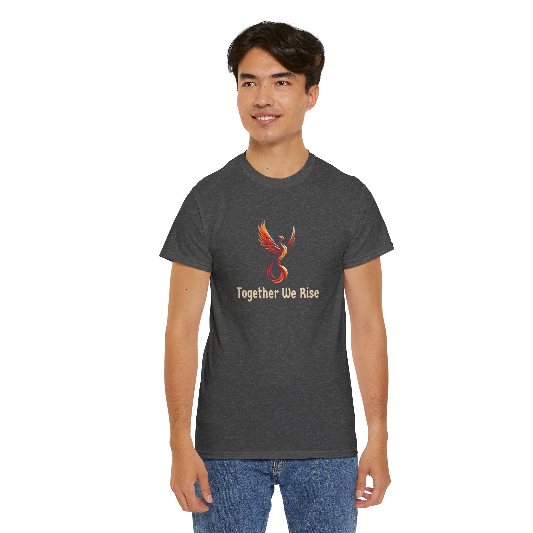 Phoenix Rising T‑Shirt — "Together We Rise" Inspirational Tee