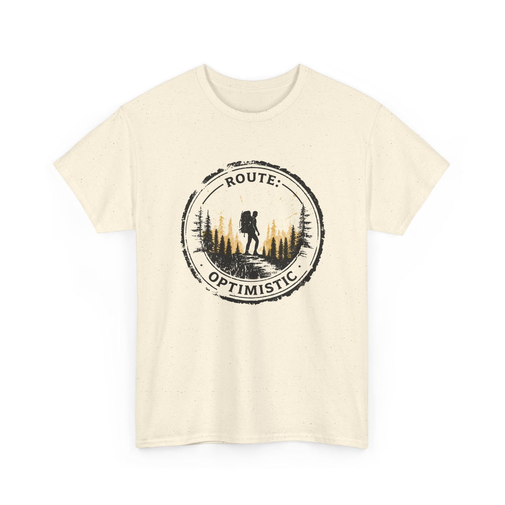 Route Optimistic Hiking Tee — Adventure Backpacking Shirt