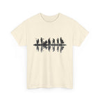 Music Band Silhouette Tee — Musicians Reflection T-Shirt