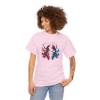 Music And Dance T-Shirt — Colorful Silhouette Graphic Tee