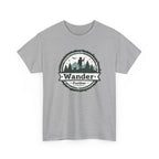 Wander Further T‑Shirt — Adventure Graphic Tee for Hikers & Outdoor Lovers
