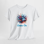 Gaming T-Shirt — 'Game On' Color Splash Controller Tee