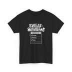 Funny Gym Workout Tee - Sweat: My Body’s Complaint Form