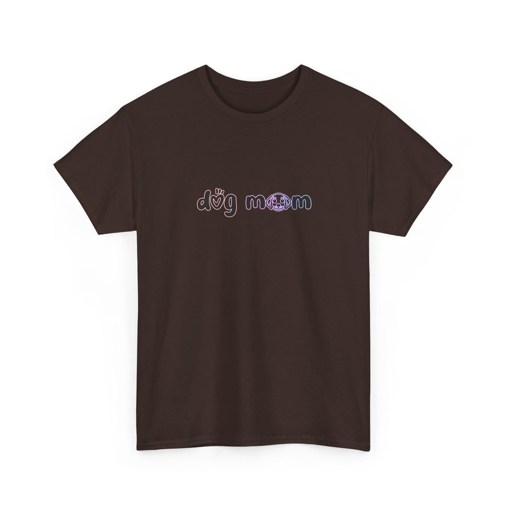 Dog Mom T‑Shirt — Cute Paw Print Graphic Tee for Pet Lovers