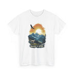 Keep It Wild T-Shirt — Sunset Eagle & Mountain Goat Tee For Nature Lovers