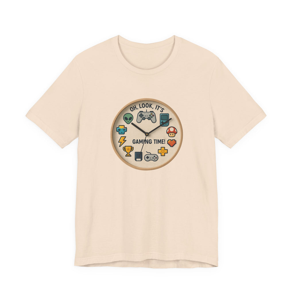 Gaming Time Graphic Tee — "Oh, Look, It's Gaming Time" Video Game Controller Shirt