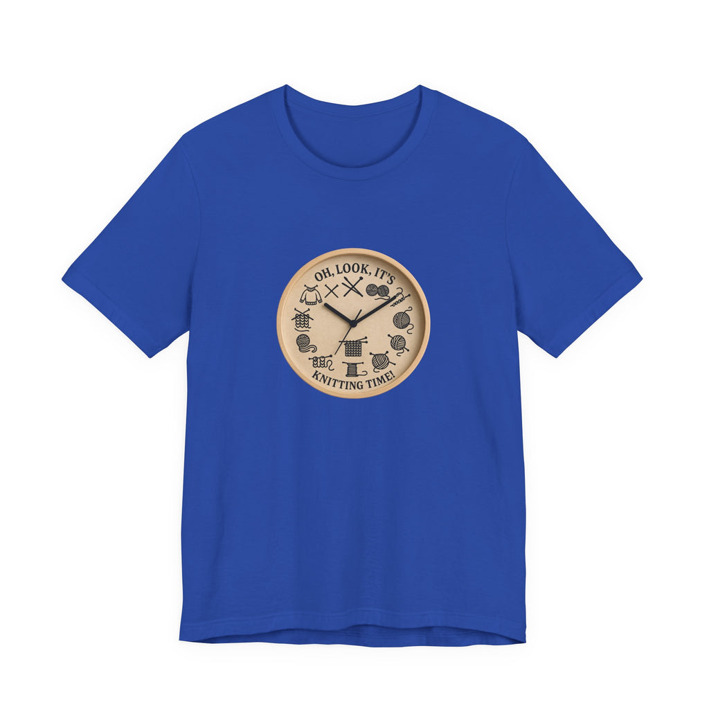 Knitting Time T-Shirt — "Oh, Look, It’s Knitting Time!" Graphic Tee