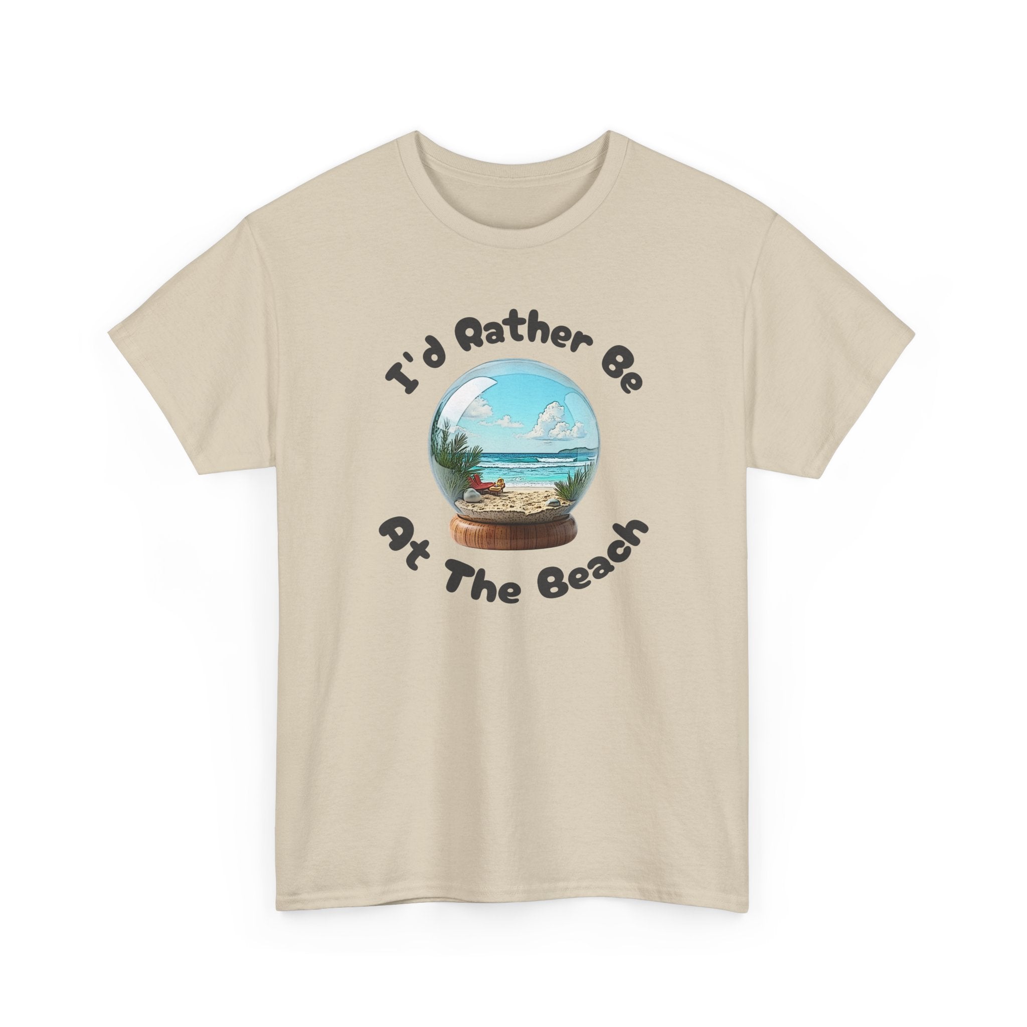 I'd Rather Be At The Beach T-Shirt — Beach Vibes Graphic Tee