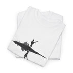Guitarist Silhouette T-Shirt — Water Reflection Musician Tee