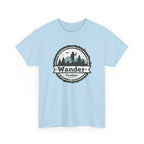 Wander Further T‑Shirt — Adventure Graphic Tee for Hikers & Outdoor Lovers