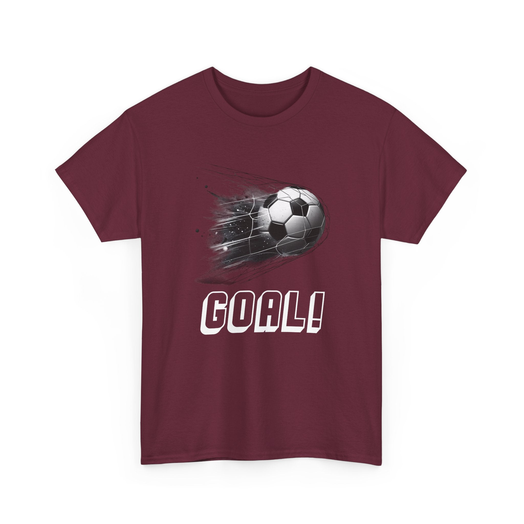 Football Soccer 'GOAL!' Graphic Tee - Fast Ball Design, Soccer Fan Shirt