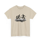 Youth Playing Soccer Silhouette Tee – Fun Outdoor Play Graphic T‑Shirt