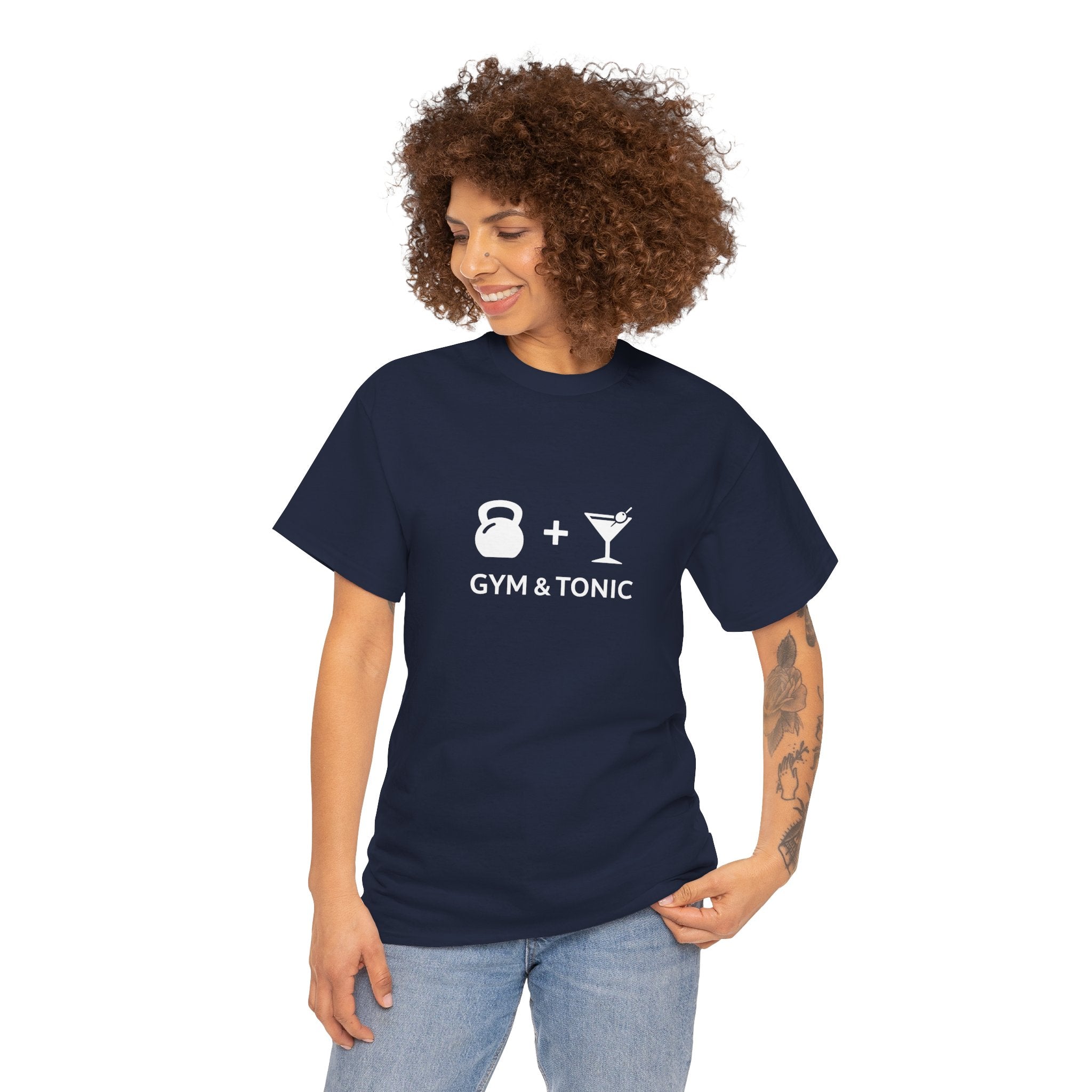 Gym & Tonic Tee — Funny Fitness Cocktail Workout T-Shirt