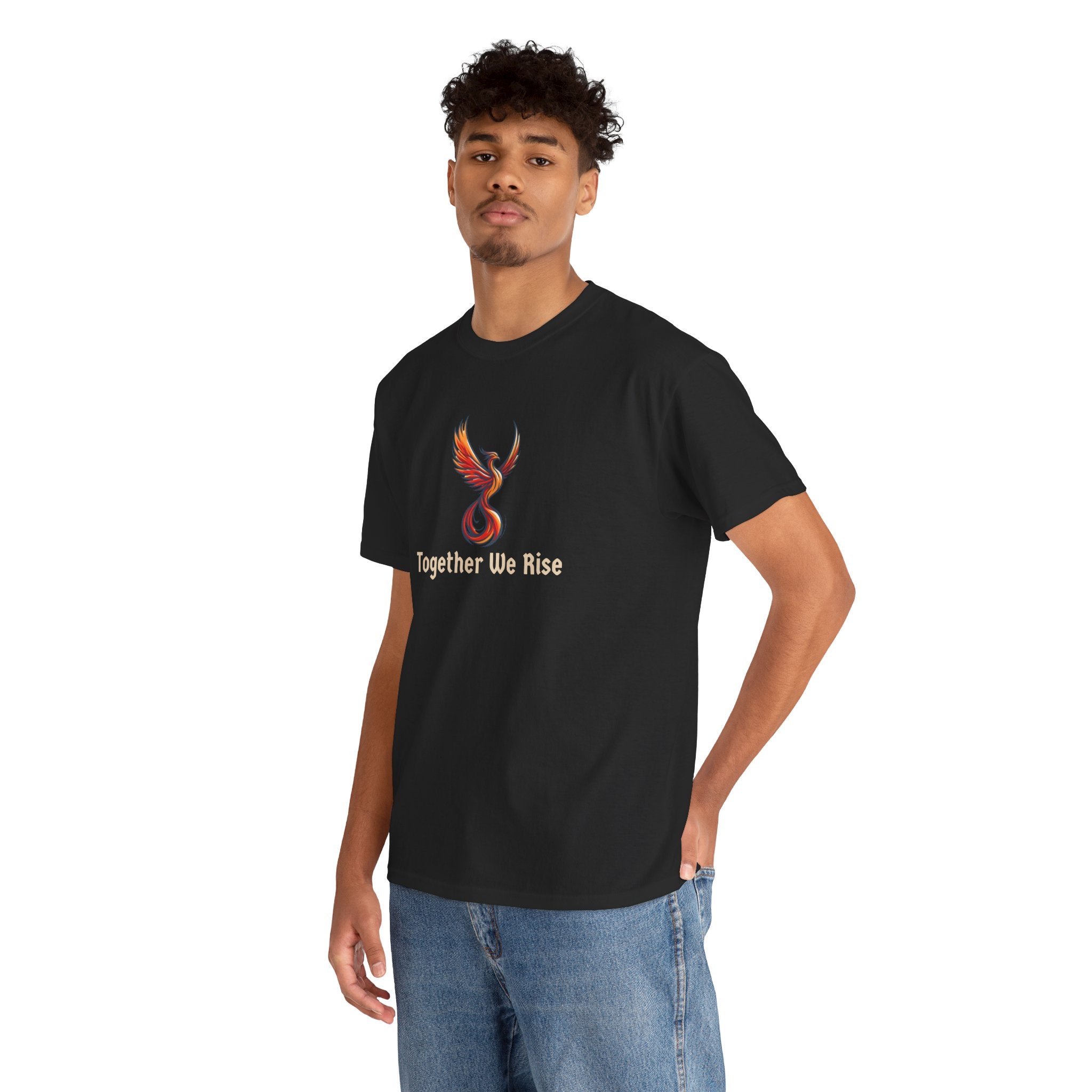 Phoenix Rising T‑Shirt — "Together We Rise" Inspirational Tee