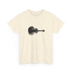 Guitar Silhouette Tee – Minimal Acoustic Music T-Shirt