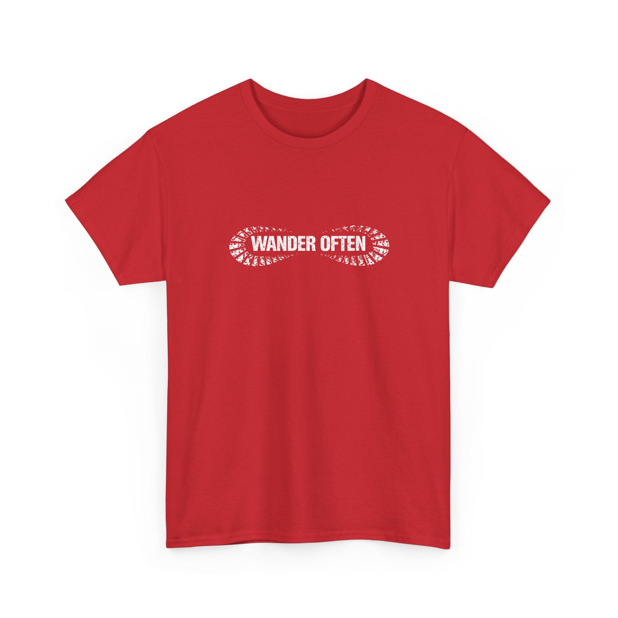 Wander Often T‑Shirt — Minimal Adventure Tee for Travelers & Hikers