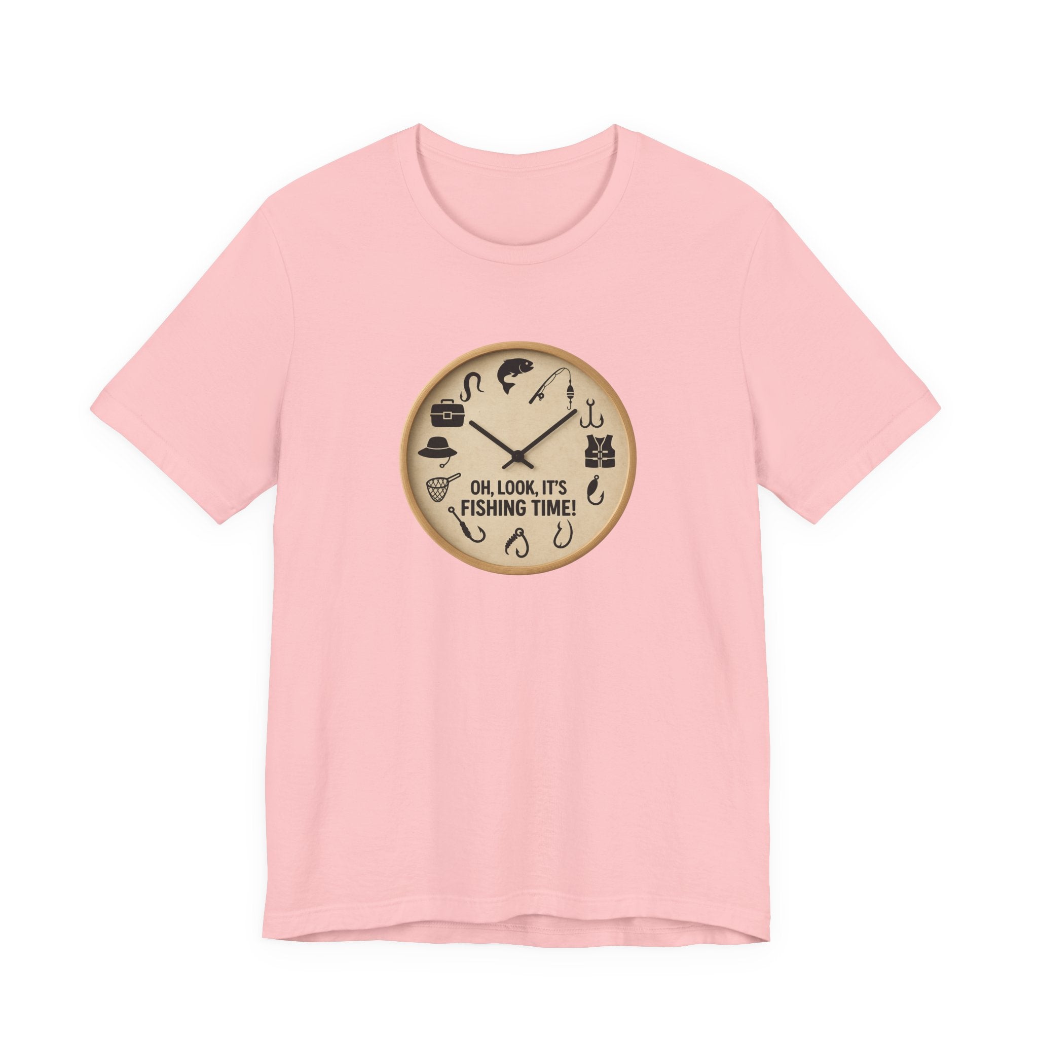 Fishing Time T-Shirt — "Oh, Look, It's Fishing Time" Graphic Tee