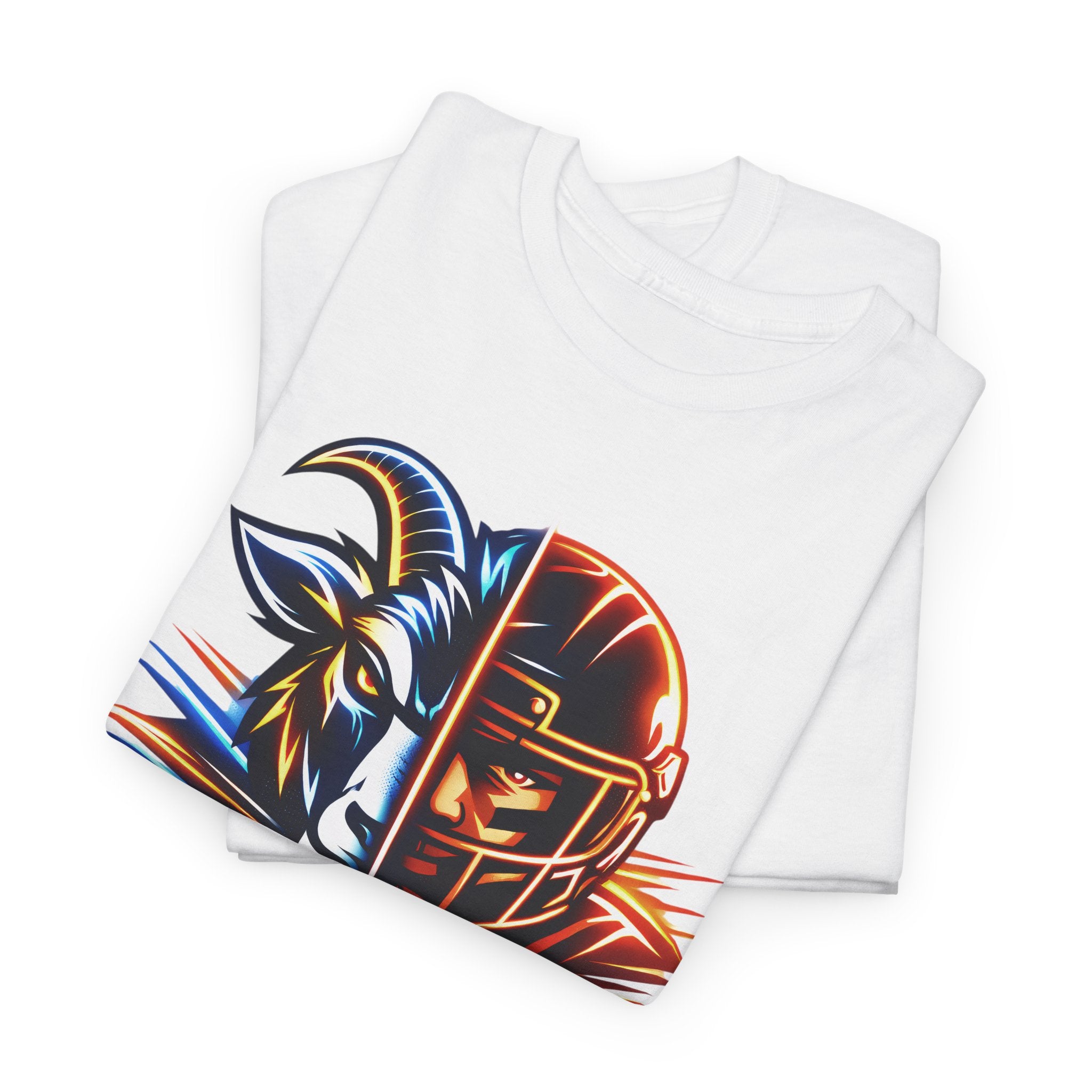 Greatness Never Rests Football T-Shirt — Goat & Helmet Sports Tee