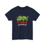 “T-Rex Hates Push-Ups” Funny Dinosaur Gym Workout Graphic Tee